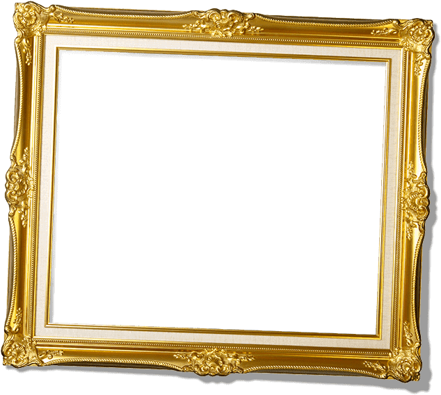 an empty golden picture frame.  Why is it empty?  What happened to the very, very expensive piece of art that was there?  Find out next time, kids